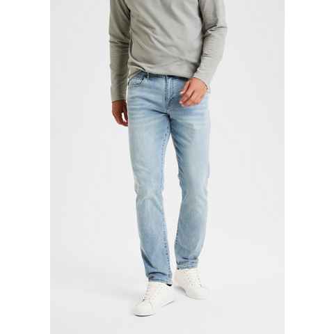 Buffalo 5-Pocket-Jeans Straight-fit Jeans aus elastischer Denim-Qualität