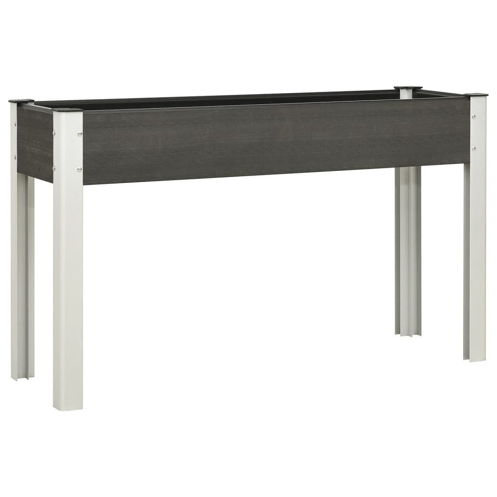 vidaXL Hochbeet Garten-Hochbeet Grau 120x40x75 cm WPC (1 St)