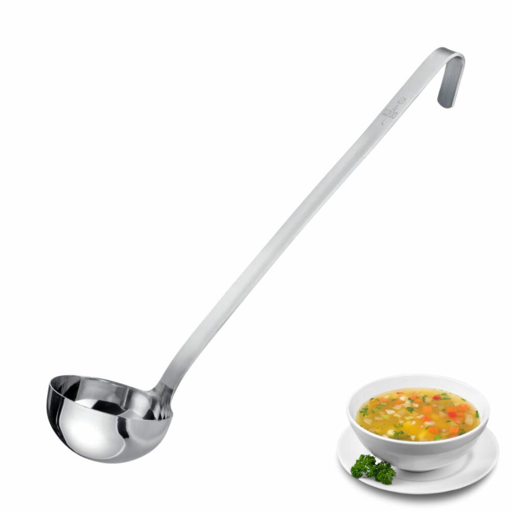 WESTMARK Schöpfkelle Pro – Edelstahl Suppenkelle für die Profi-Küche, Ø 9 cm, 200 ml, rostfrei, spülmaschinengeeignet, langlebig
