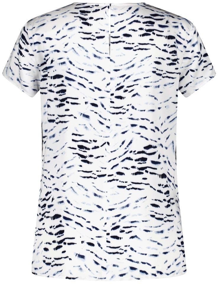 Taifun Kurzarmbluse - Blusenshirt aus fließender günstig online kaufen