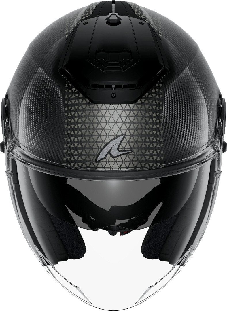 SHARK HELMETS Motorradhelm SHARK RS JET CARBON IKONIK DKU, Black Chrome, Gr. M