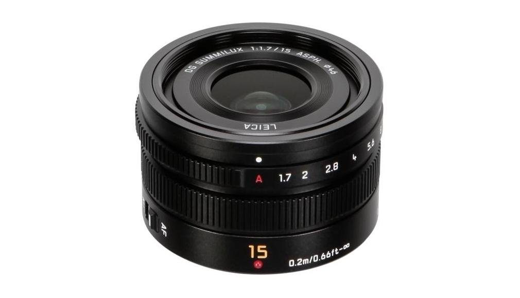 Panasonic Leica DG Summilux 15mm 1:1,7 schwarz Objektiv