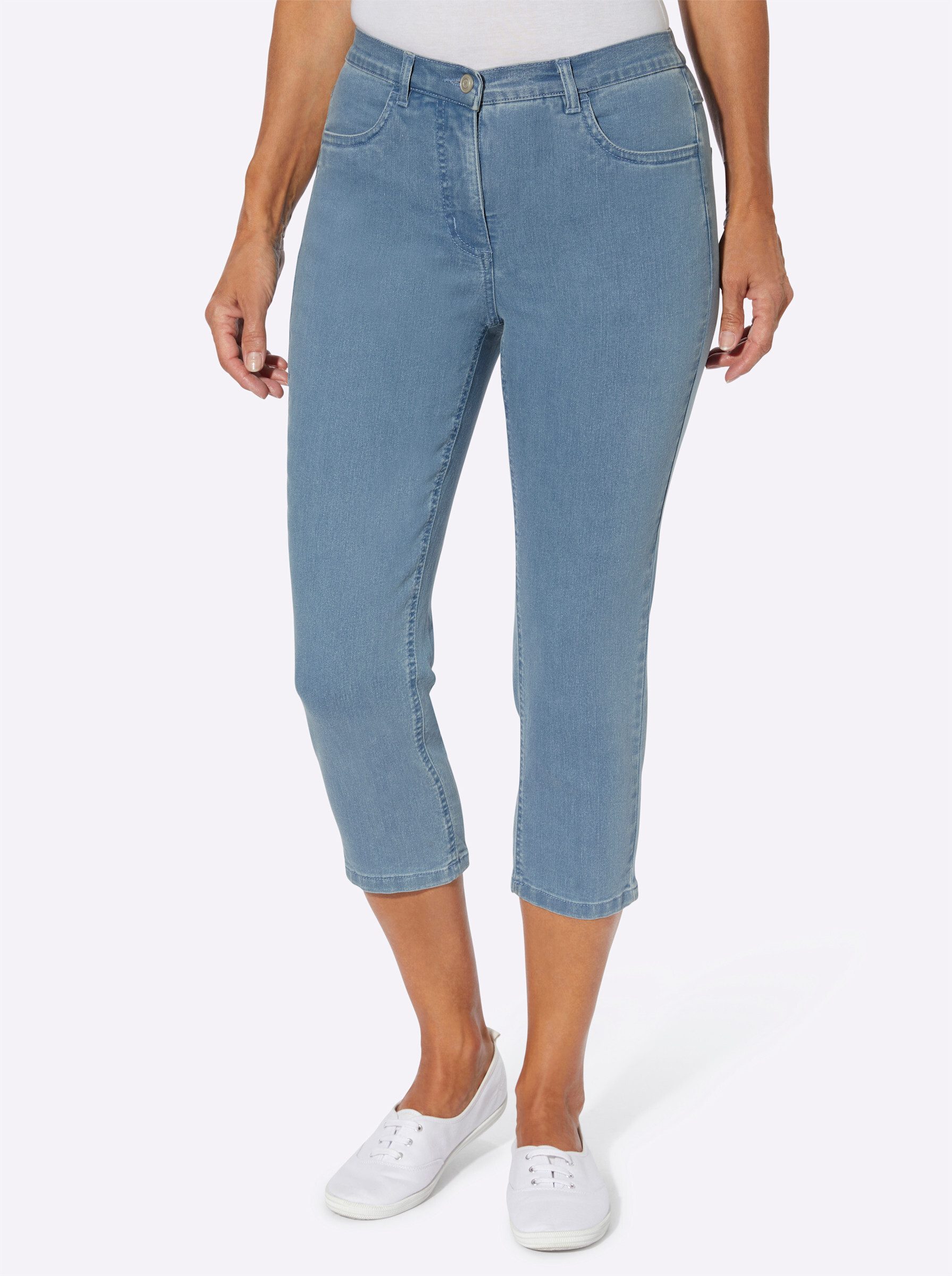 Sieh an! Jeansshorts 3/4-Jeans günstig online kaufen