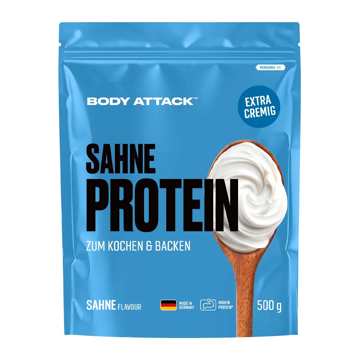 Body Attack Body Attack Sahne Protein 500g Pulver, 500.0 g