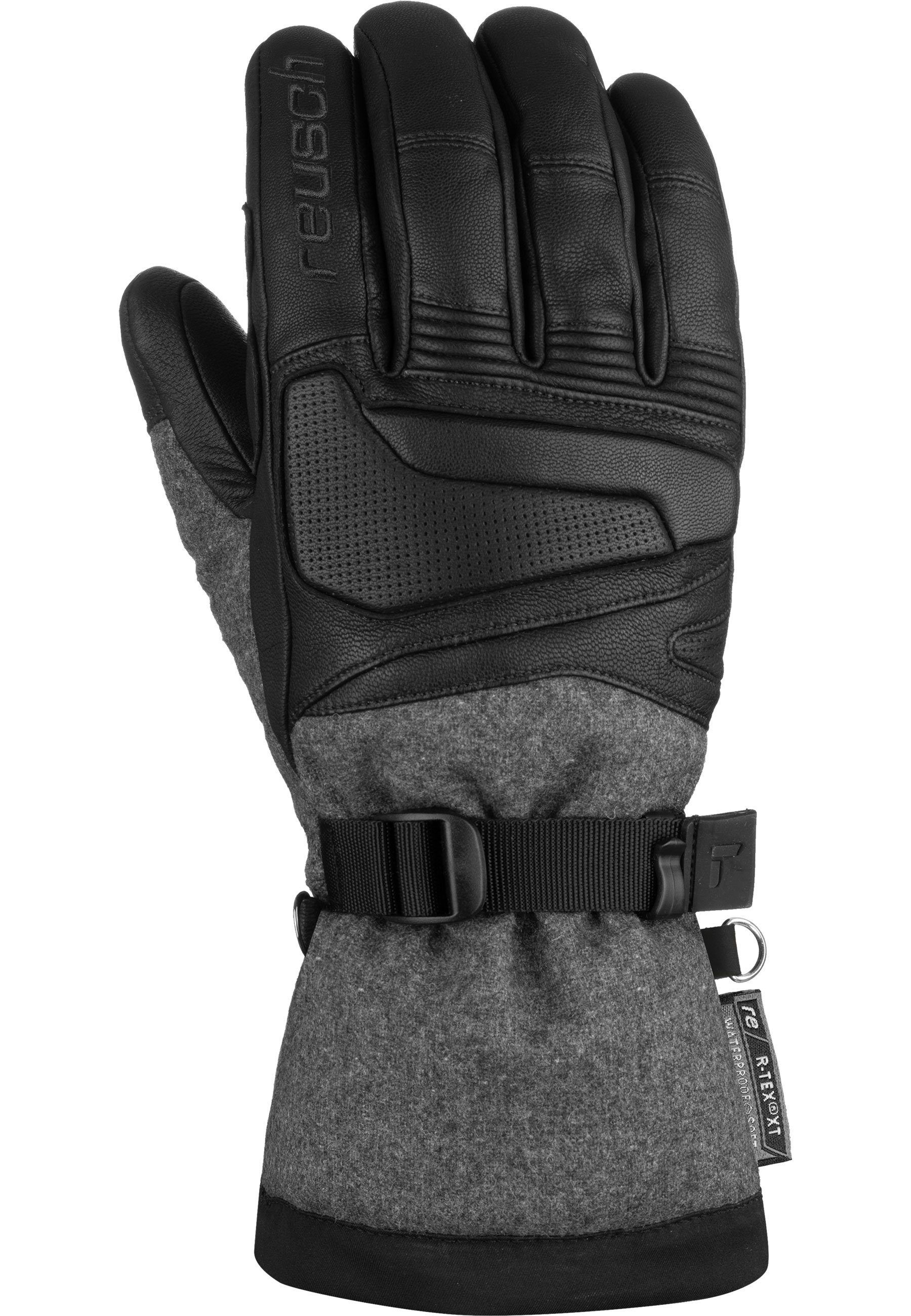 Reusch Skihandschuhe Prodigy schwarz-meliert wasserdichter XT Funktionsmembran R-TEX® mit