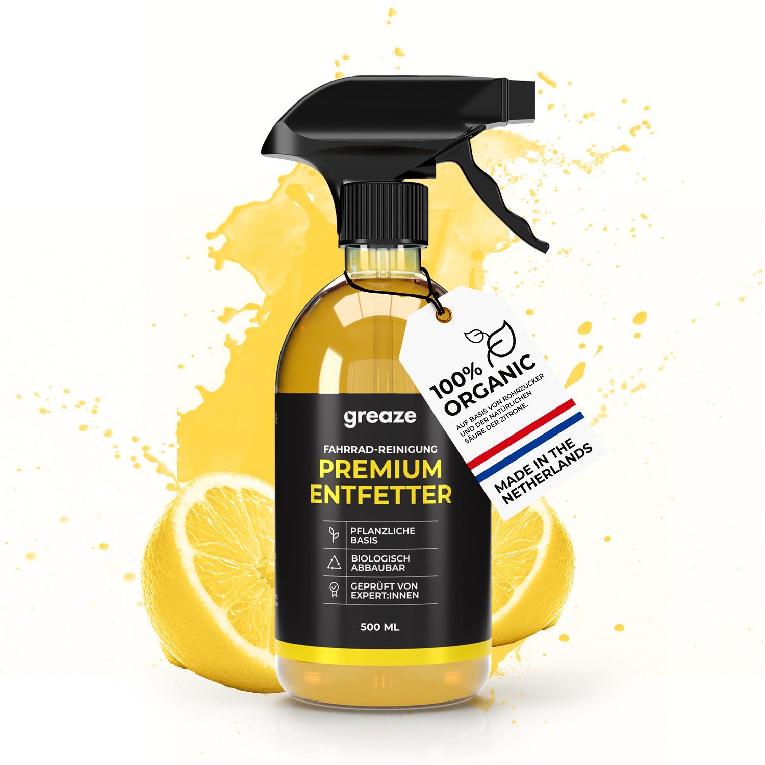 greaze Fahrradketten Fahrradketten Entfetter 500ml - Reiniger biologisch Kettenreiniger