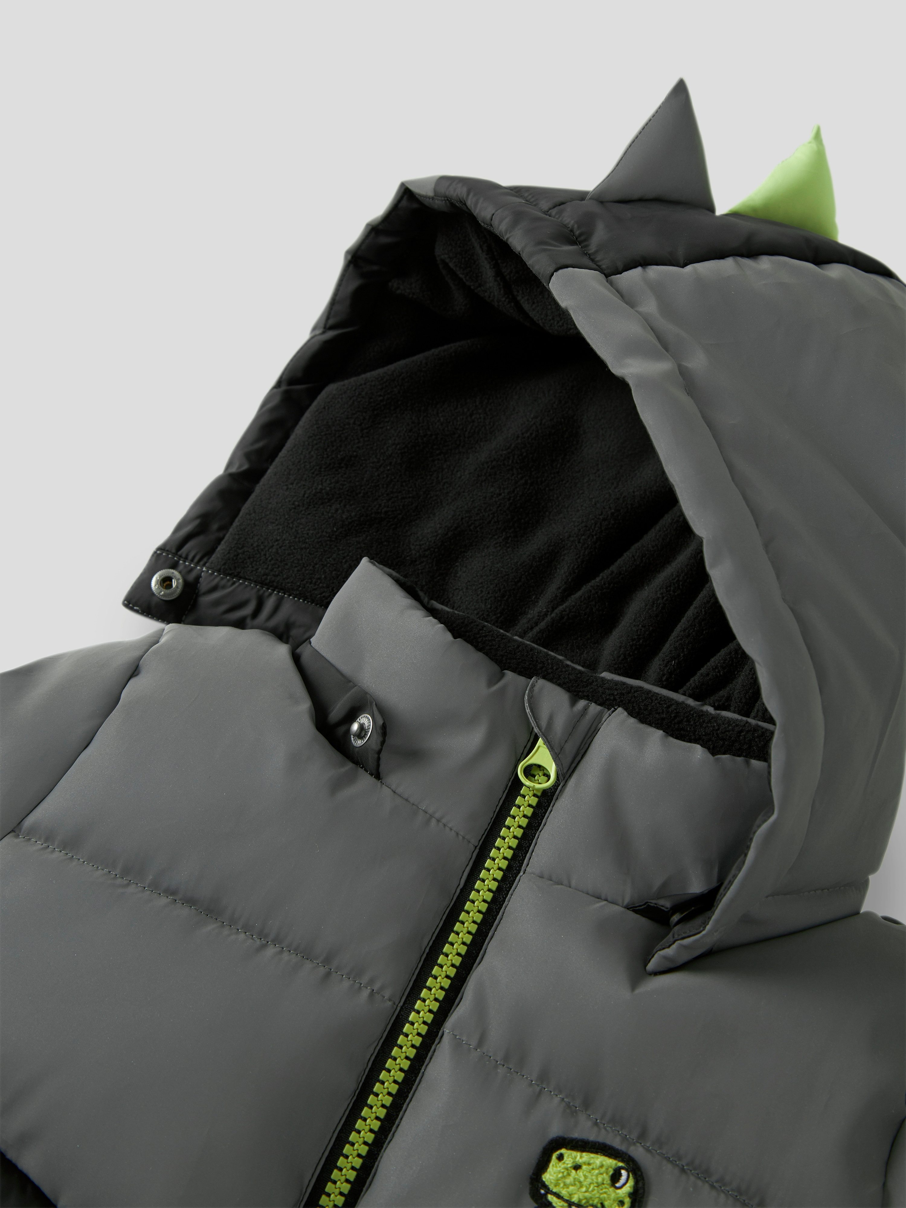 Name It Steppjacke NMMMORTEN PUFFER JACKET DINO DETAIL1 – Bild 3 von 5