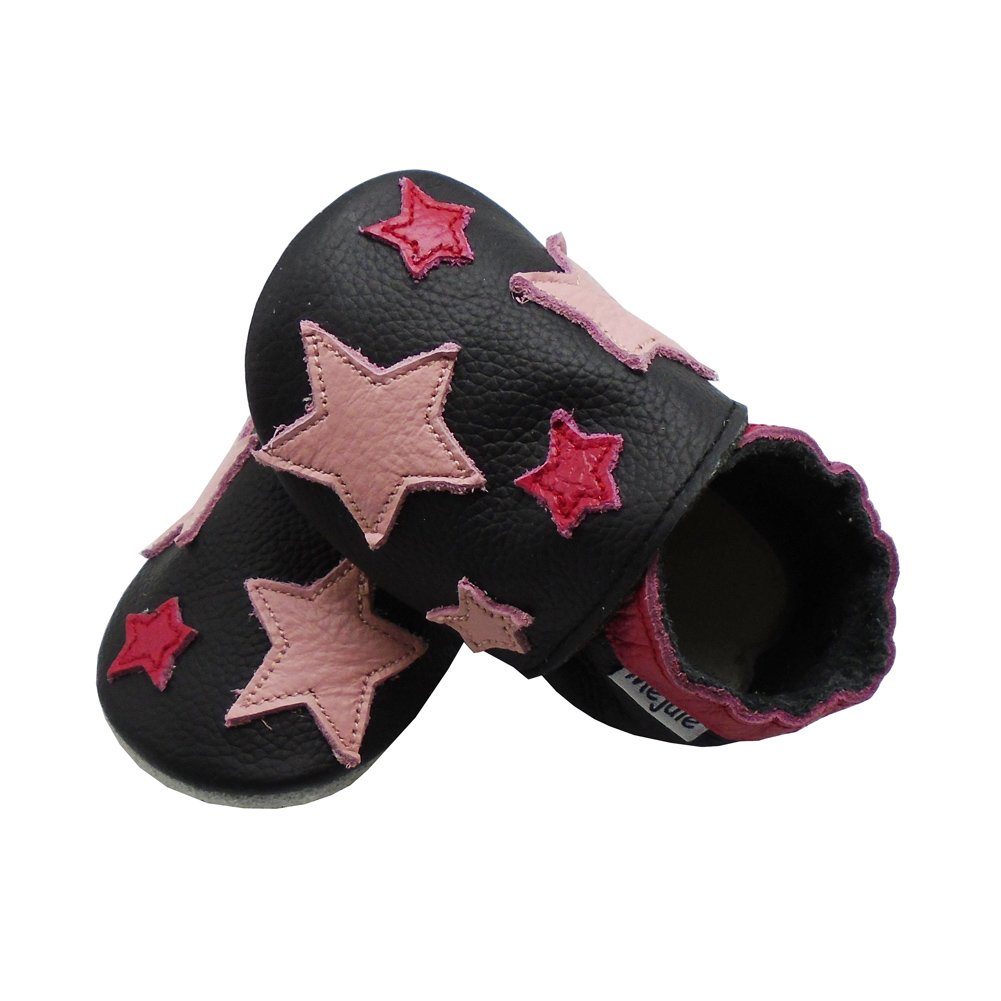 Mejale Mejale Leder Krabbelschuhe Babyschuhe Lauflernschuhe 100% Leder Hausschuh Rutschfestes
