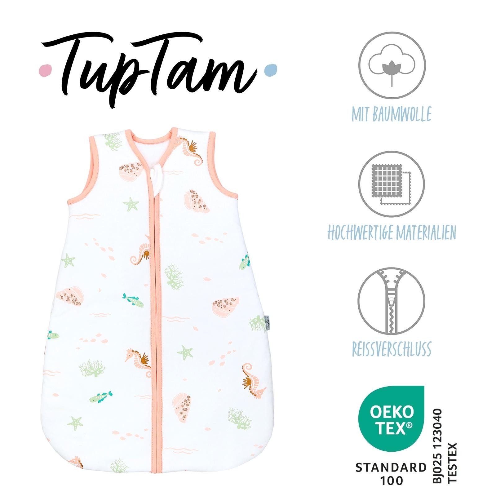 TupTam Babyschlafsack Babyschlafsack 2.5 TOG ärmellos wattiert