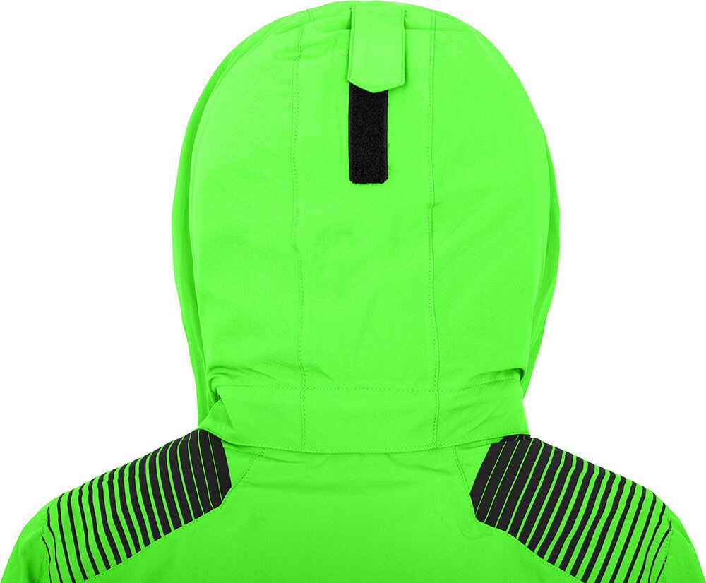 Bergson Skijacke VEIKO Kinder Skijacke, warm, funktional und stylisch, Normalgrößen, Gecko g