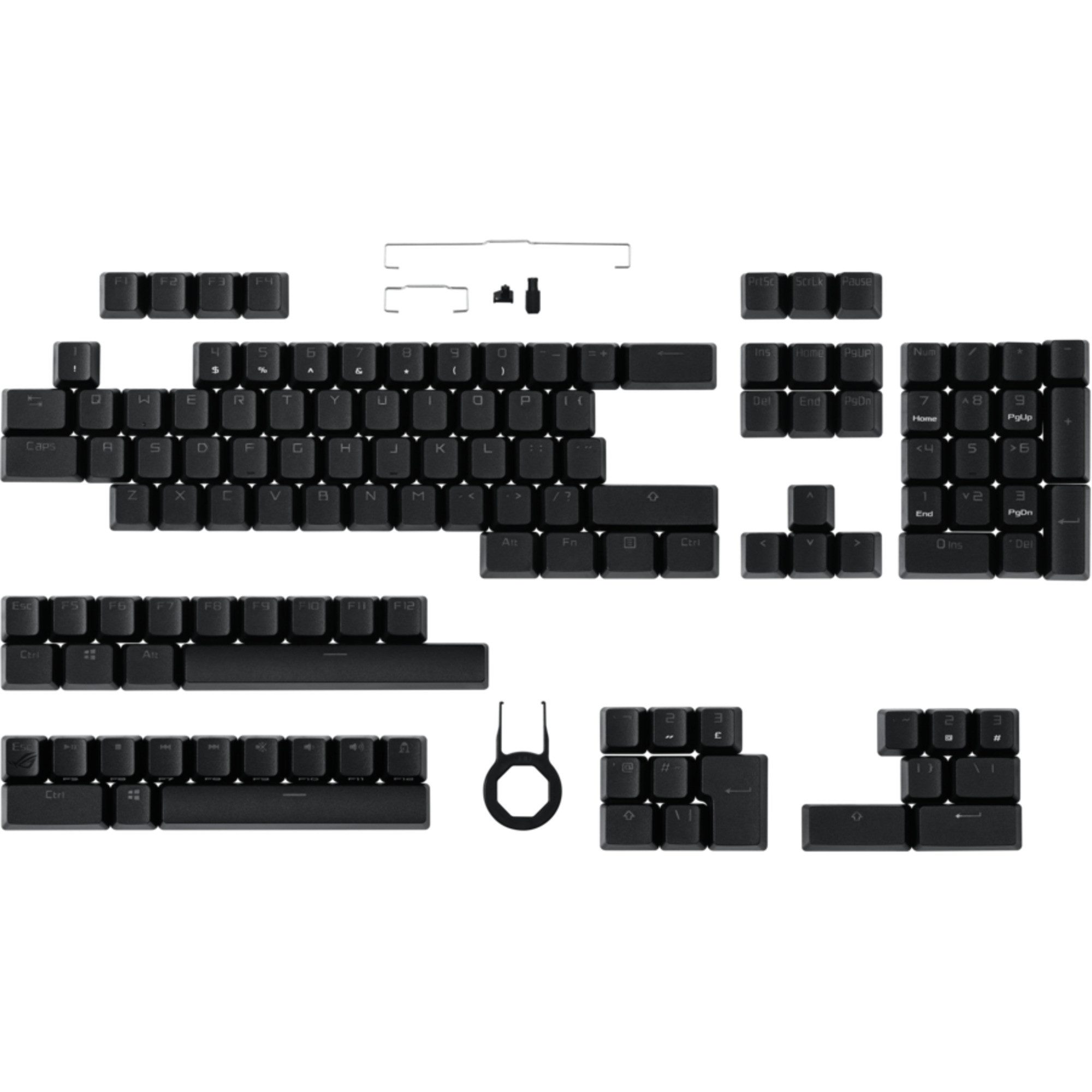 Asus Tastatur-Tastenkappen ASUS ROG PBT Keycap-Set, Tastenkappe, (124 Stück)