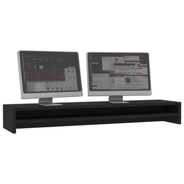 DOTMALL Monitorständer Schwarz 100x24x13 cm Holzwerkstoff Monitorständer