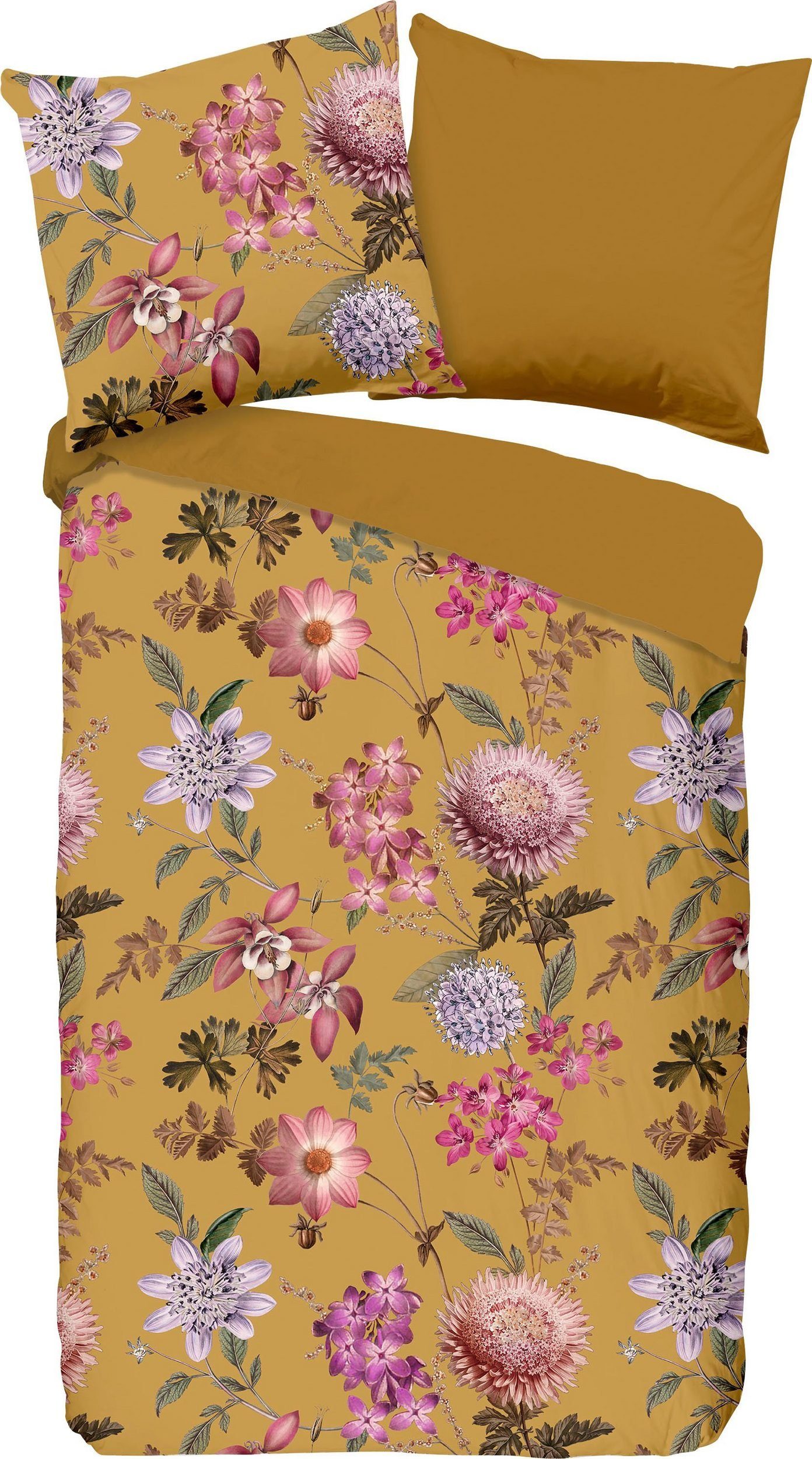 ZouZou Wendebettwäsche Mimi Bettwäsche-Set Bettbezug & Kissenbezüge, Satin, 2 teilig, Satin
