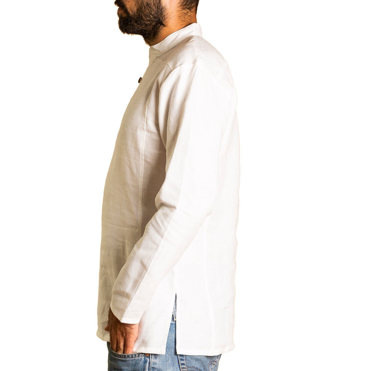 PANASIAM Kurzarmhemd Fischerhemd aus 100% Hanf günstig online kaufen