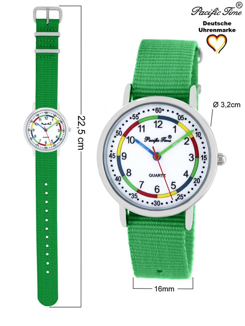 Pacific Time Quarzuhr Kinder Armbanduhr First Lernuhr Wechselarmband, Mix und Match Design - Gratis Versand – Bild 4 von 5