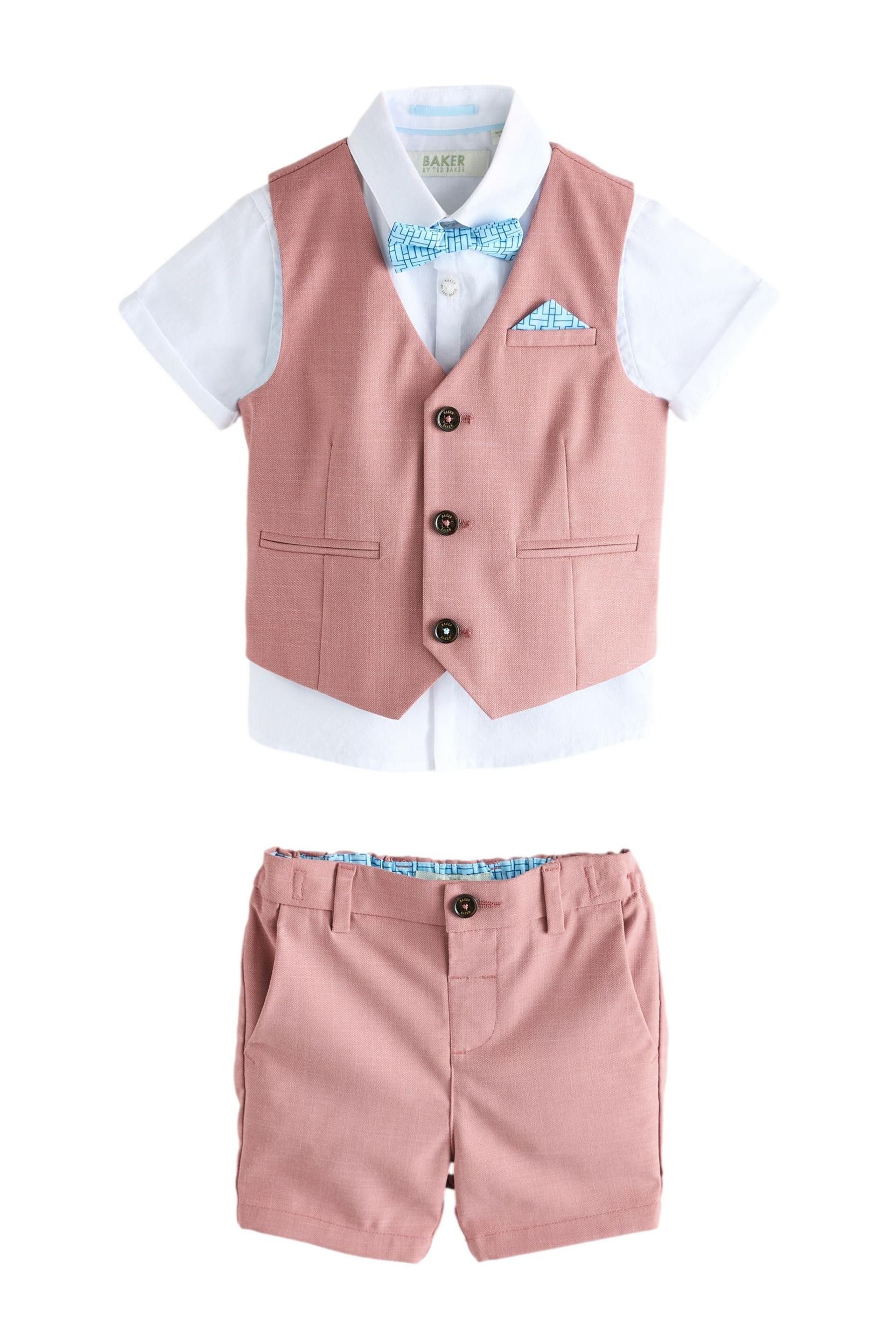 Baker by Ted Baker Kinderanzug Baker by Ted Baker Hemd, Weste und Shorts im Set (4-tlg)