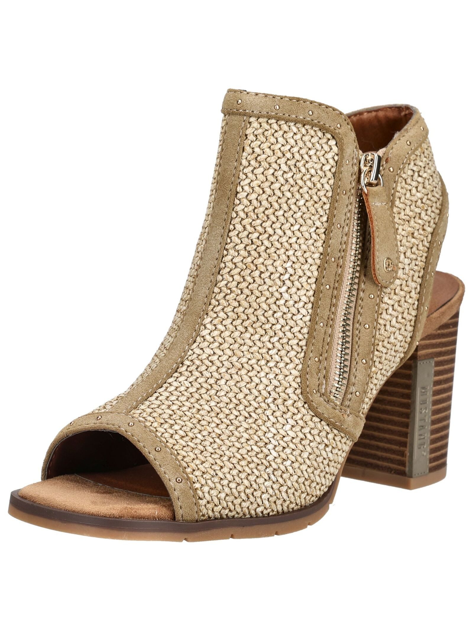 Mustang Shoes Mustang Shoes Sandalen Lederimitat/Textil High-Heel-Sandalette