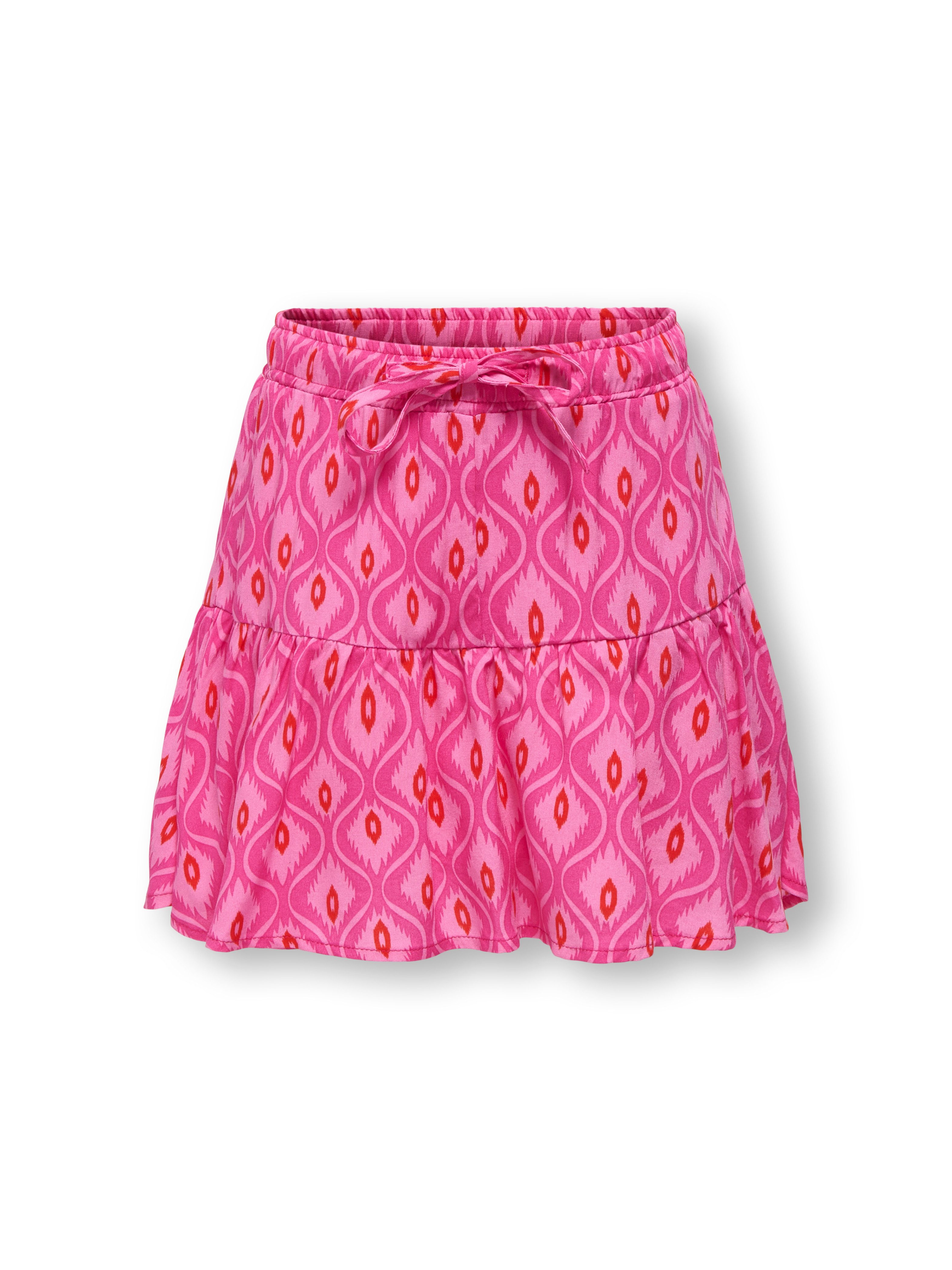 KIDS ONLY Volantrock KOGZALINA LIFE SKORTS PTM im sommerlichen Alloverprint