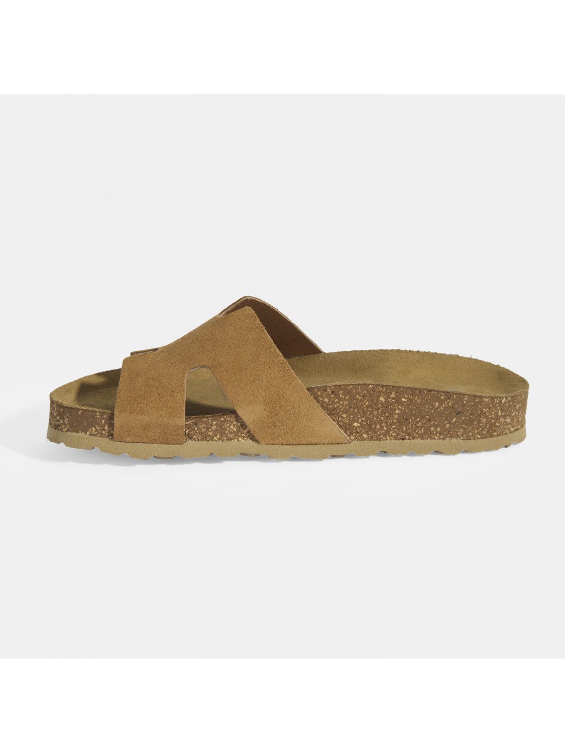 Desa Damen-Slipper – Obermaterial aus Wildleder, Lederfutter, flacher Absa Slipper