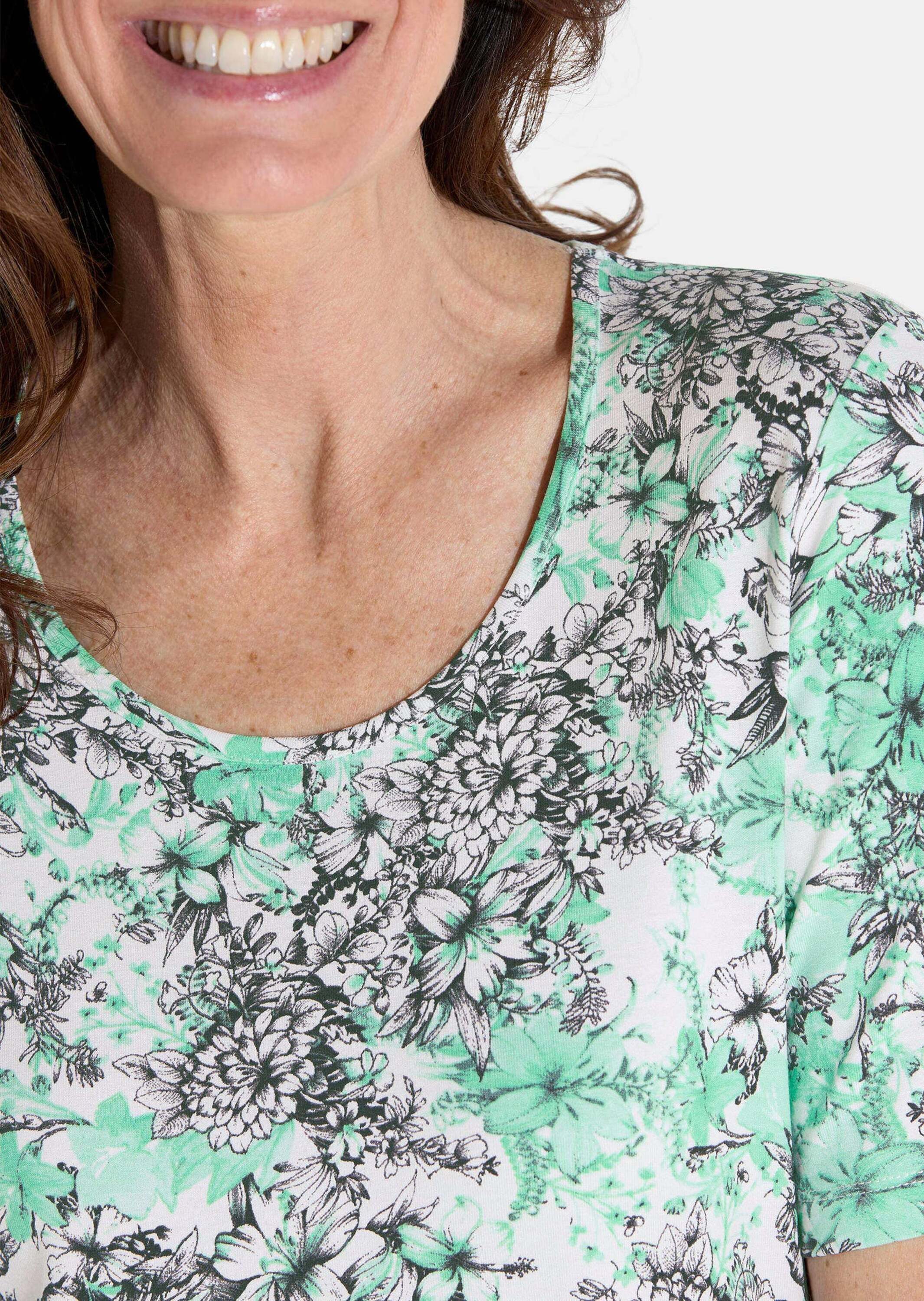 GOLDNER Print-Shirt Kurzgröße: Shirt