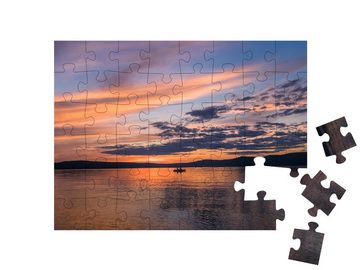 puzzleYOU Puzzle Sonnenuntergang im Driftwood Provincial Park, 48 Puzzleteile, puzzleYOU-Kollektionen Große Seen
