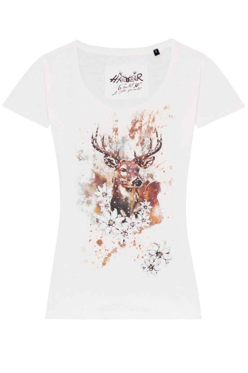 Hangowear Trachtenshirt Trachtenshirt Damen - GOLDIE - offwhite günstig online kaufen