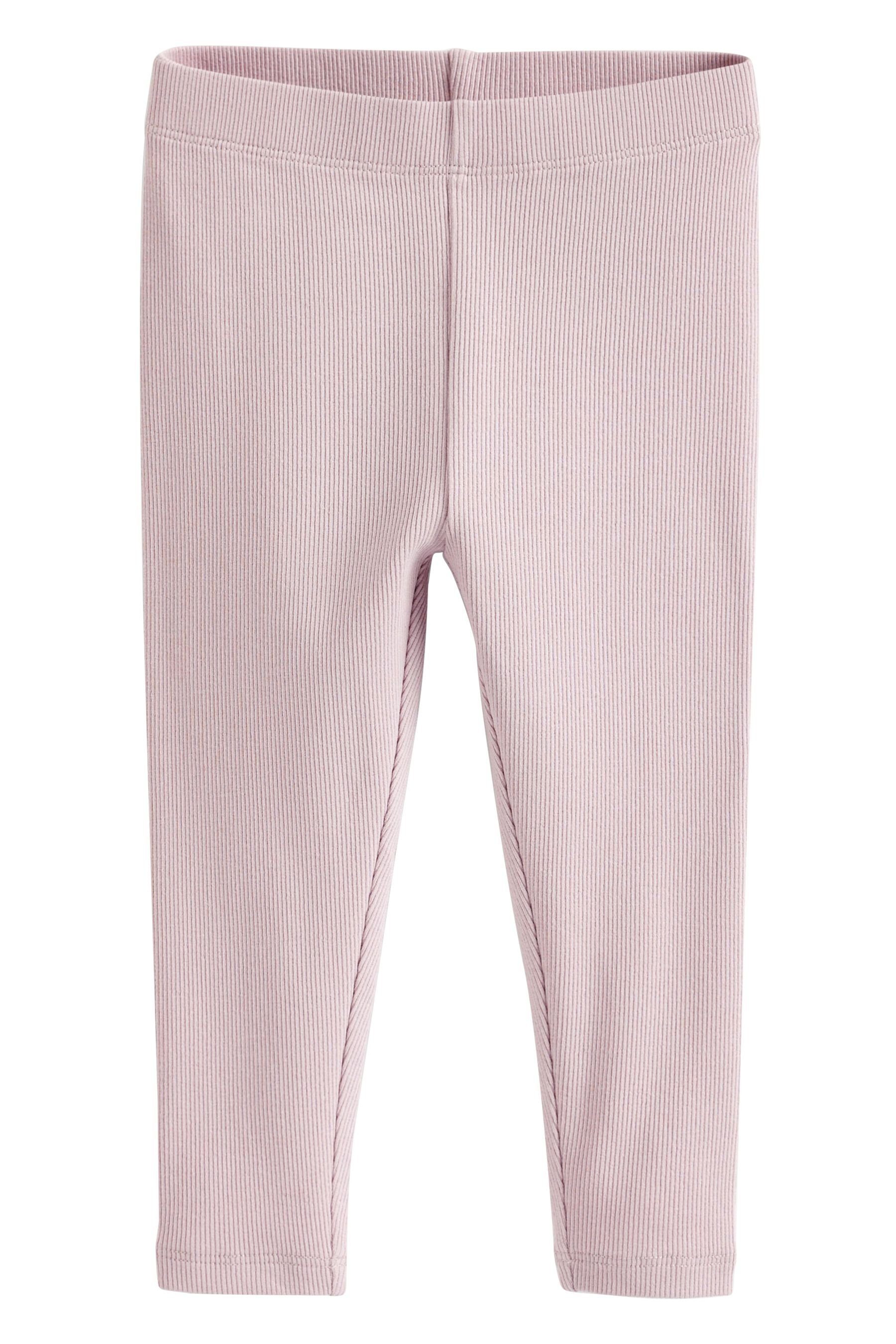 Next Leggings Gerippte Jersey-Leggings im 5er-Pack (5-tlg)