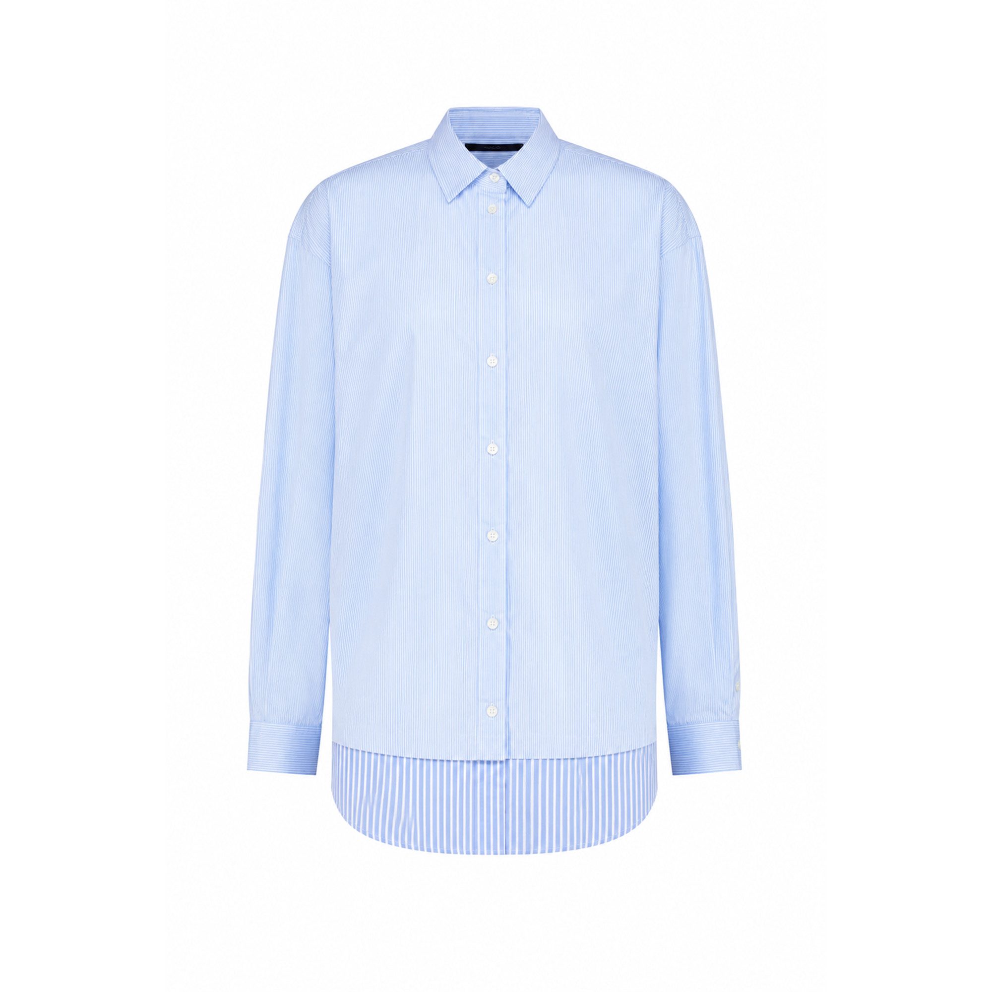 Emily Van Den Bergh Hemdbluse bleu white stripe