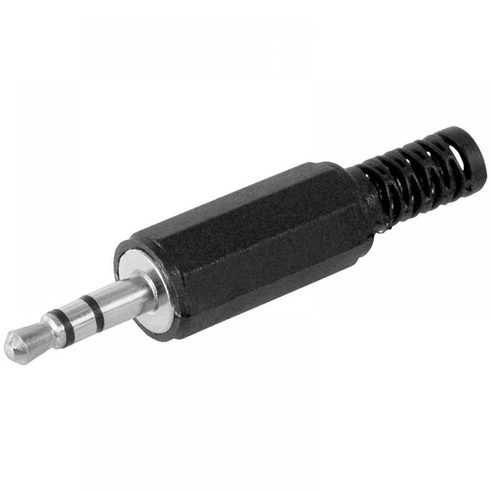 Klinkenstecker, 3,5mm, Stereo / 3 polig, Kunststoffausführung mit Audio- & Video-Adapter