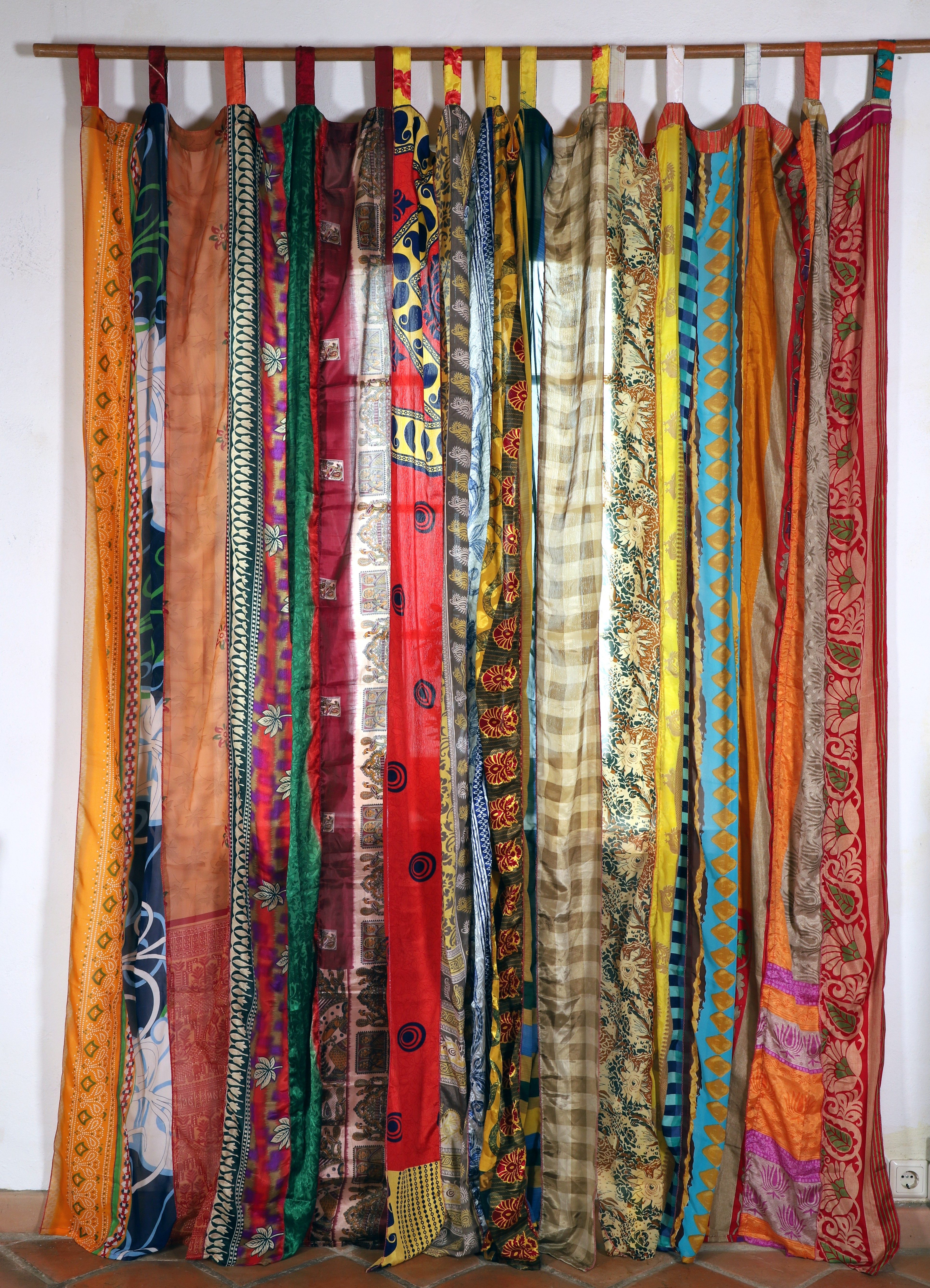 Guru-Shop Vorhang Seidiger Vorhang (1 Stk) Gardine aus.. günstig online kaufen