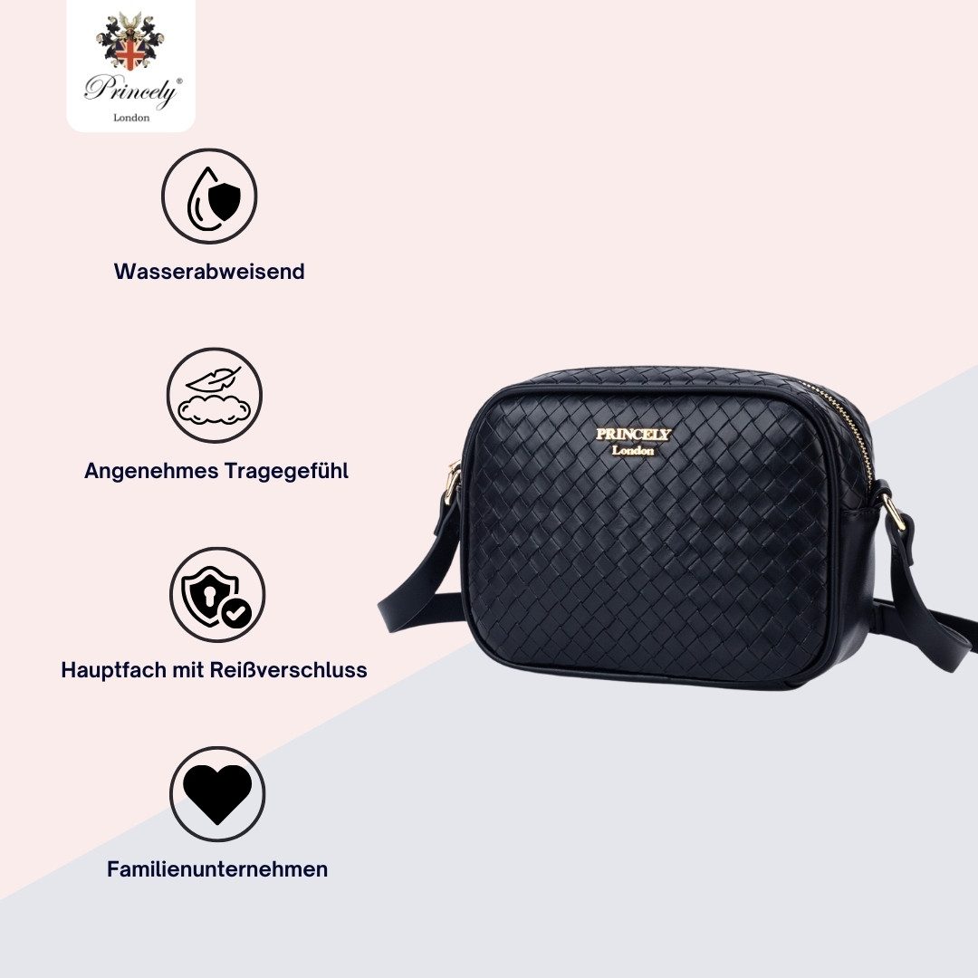 Princely London Schultertasche Maya – Kompakte Damen-Umhängetasche in elega günstig online kaufen
