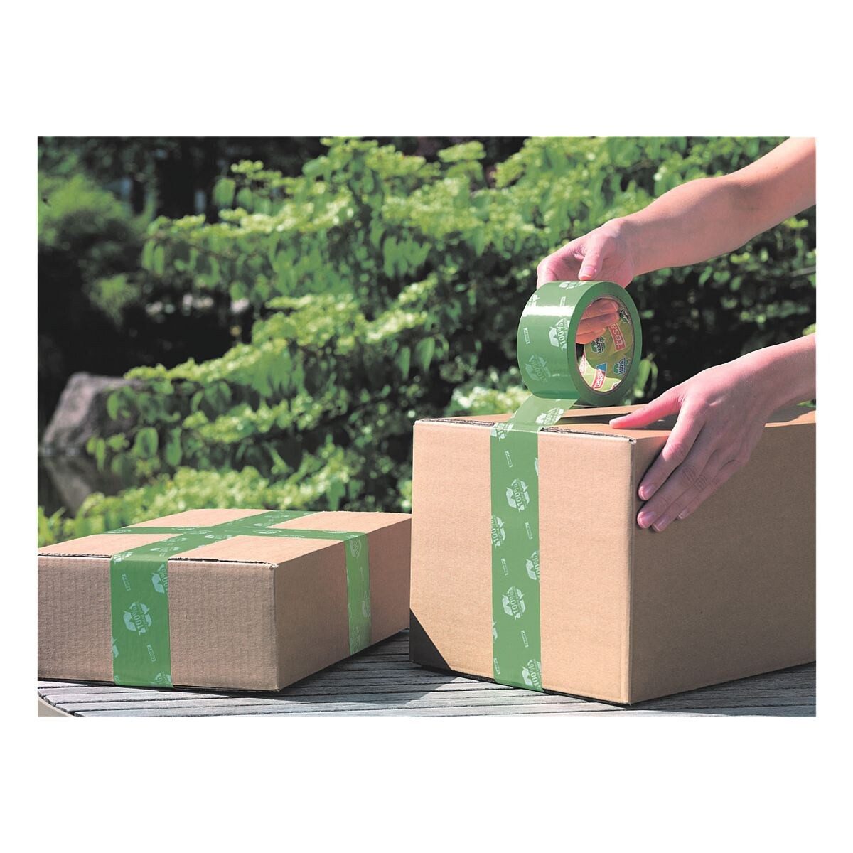 tesa Klebeband eco & strong 50 mm/ 66 m, bedruckt