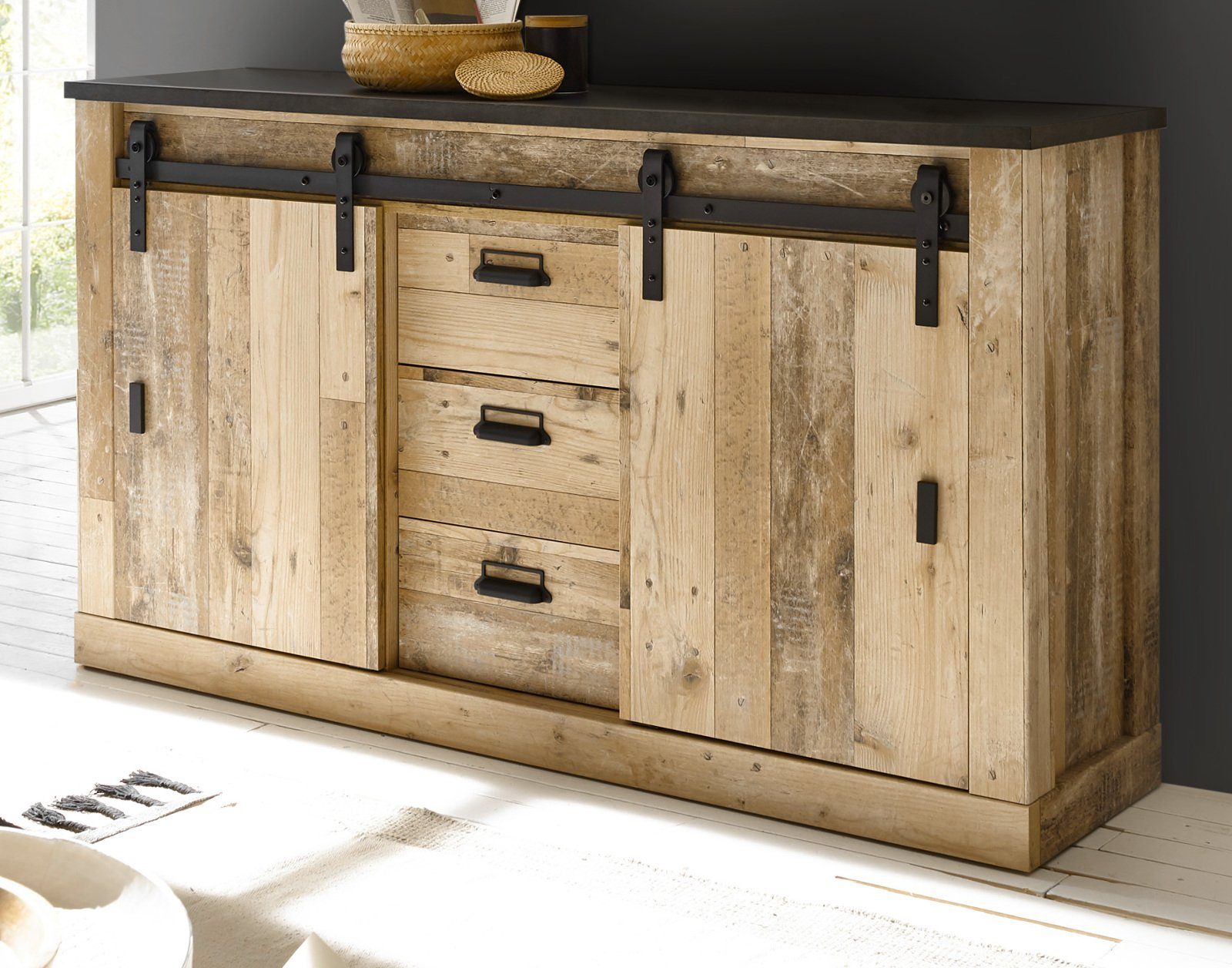 Furn.Design Sideboard Stove (mit Scheunentorbeschlag und günstig online kaufen