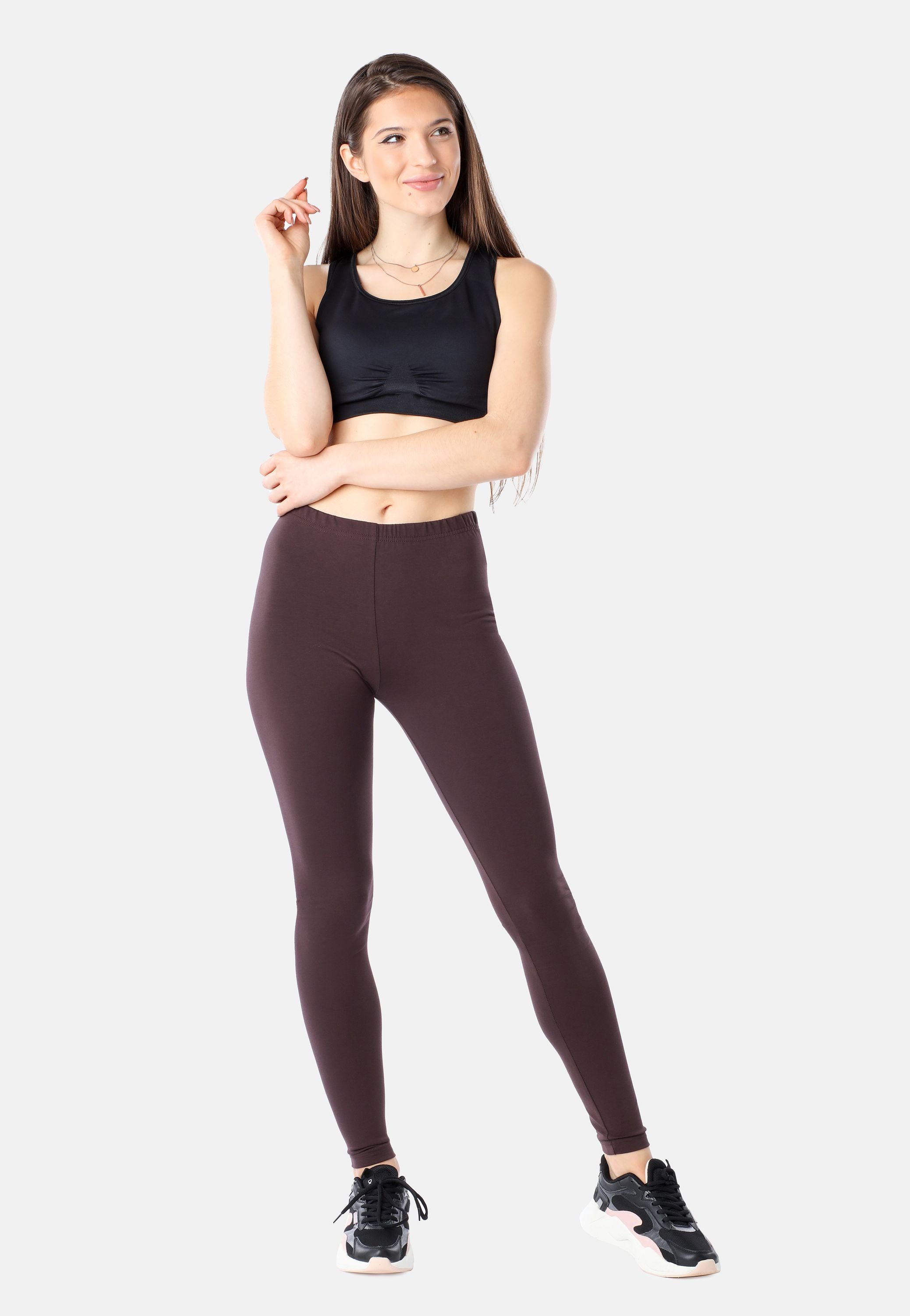 Bellivalini Leggings Damen Lange Leggings aus Bio-Baumwolle BLV50-183 (1-tl günstig online kaufen