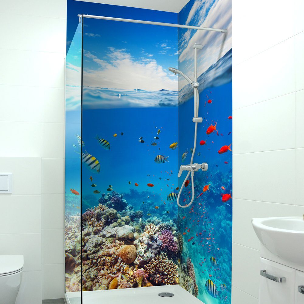 Wandtattoo Badezimmer Wasserfest