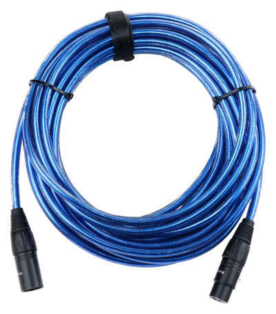 Pronomic XFXM-10 Mikrofonkabel 10 m Audio-Kabel, XLR, XLR (1000 cm), Stecker handgelötet, säure- und ölfest, Spannzangen-Zugentlastung