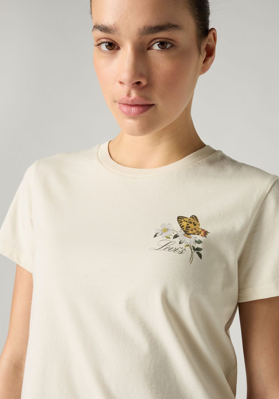Levi's® T-Shirt THE PERFECT TEE mit Batwing-Logoprint – Bild 4 von 5