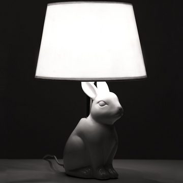 Konsimo Tischleuchte LEPUS Tischleuchten 2 Stück, Lampenfuß in Form eines Kaninchens