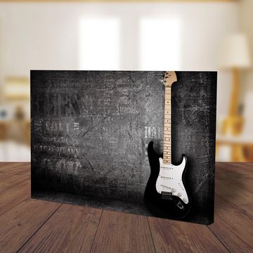 wandmotiv24 Leinwandbild E-Gitarre, Abstrakt (1 St), Wandbild, Wanddeko, Leinwandbilder in versch. Größen