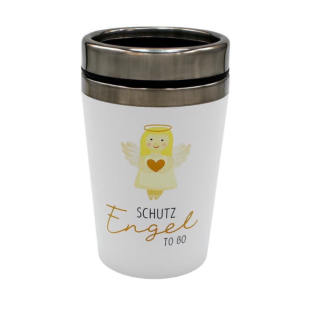 Dekohelden24 Thermobecher Thermobecher / Becher to go Schön, das es dich gibt, Maße H/Ø: 13,5 x, Metall