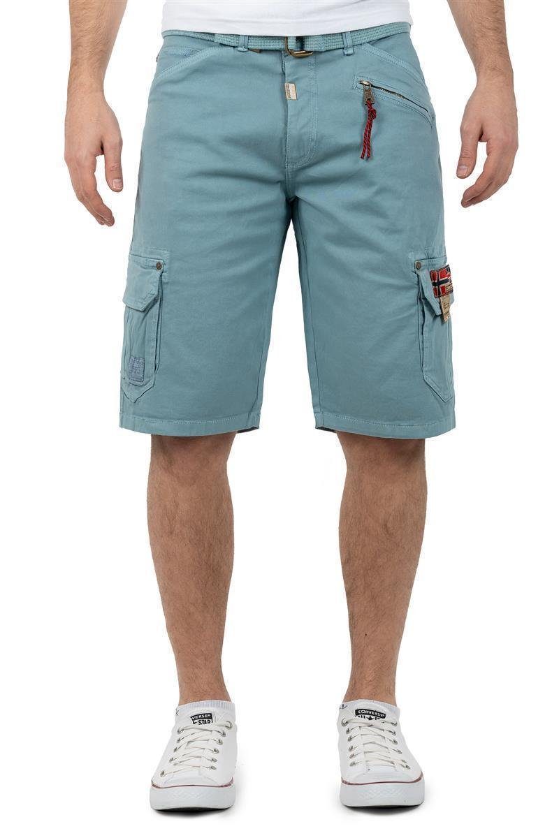Geo Norway Sweatshorts Herren Regular Fit Cargo Shorts Mid Waist bapalaga men im Cargo Style