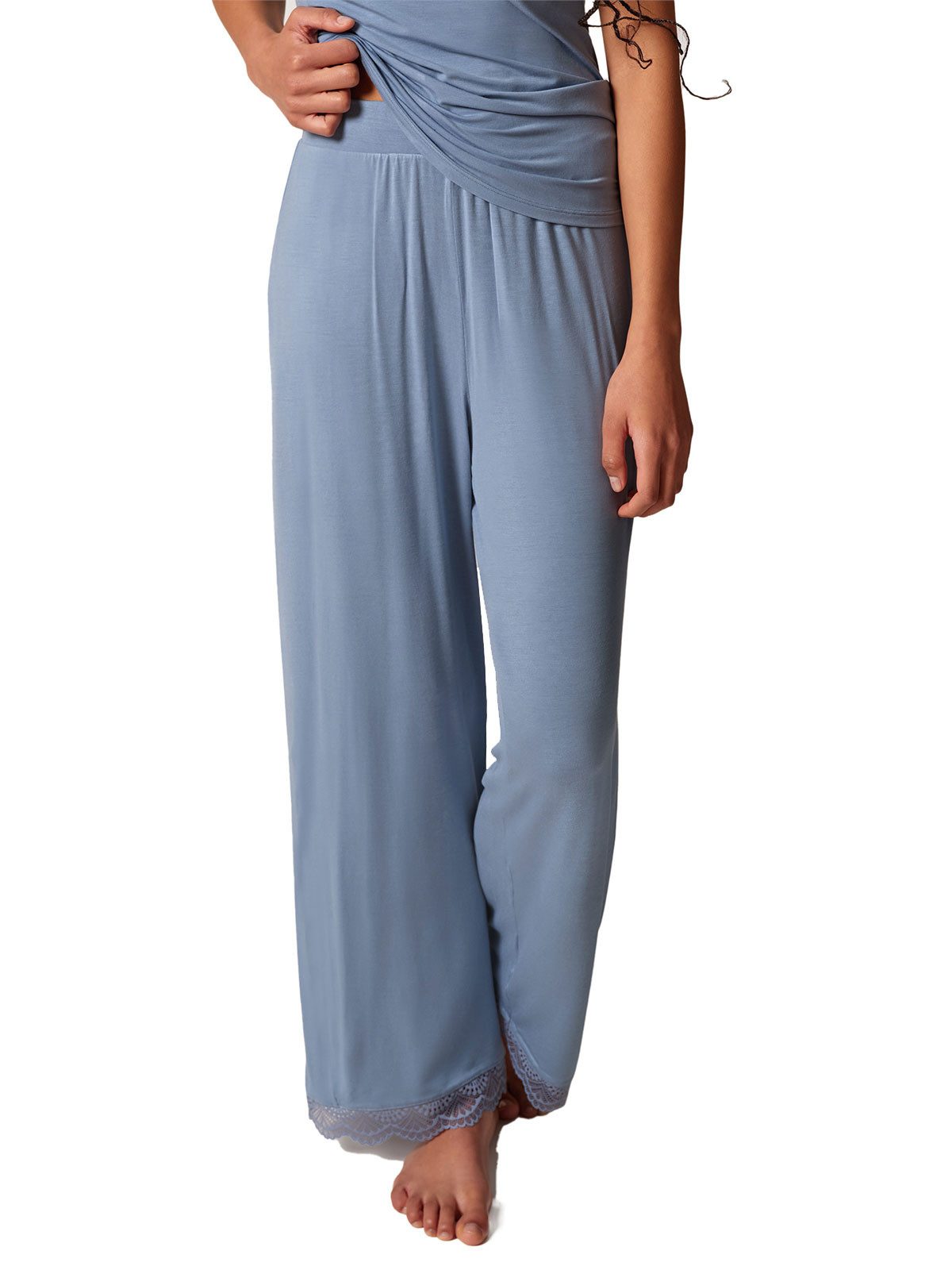 Loungehose Damen Hose lang Night In Mix & Match