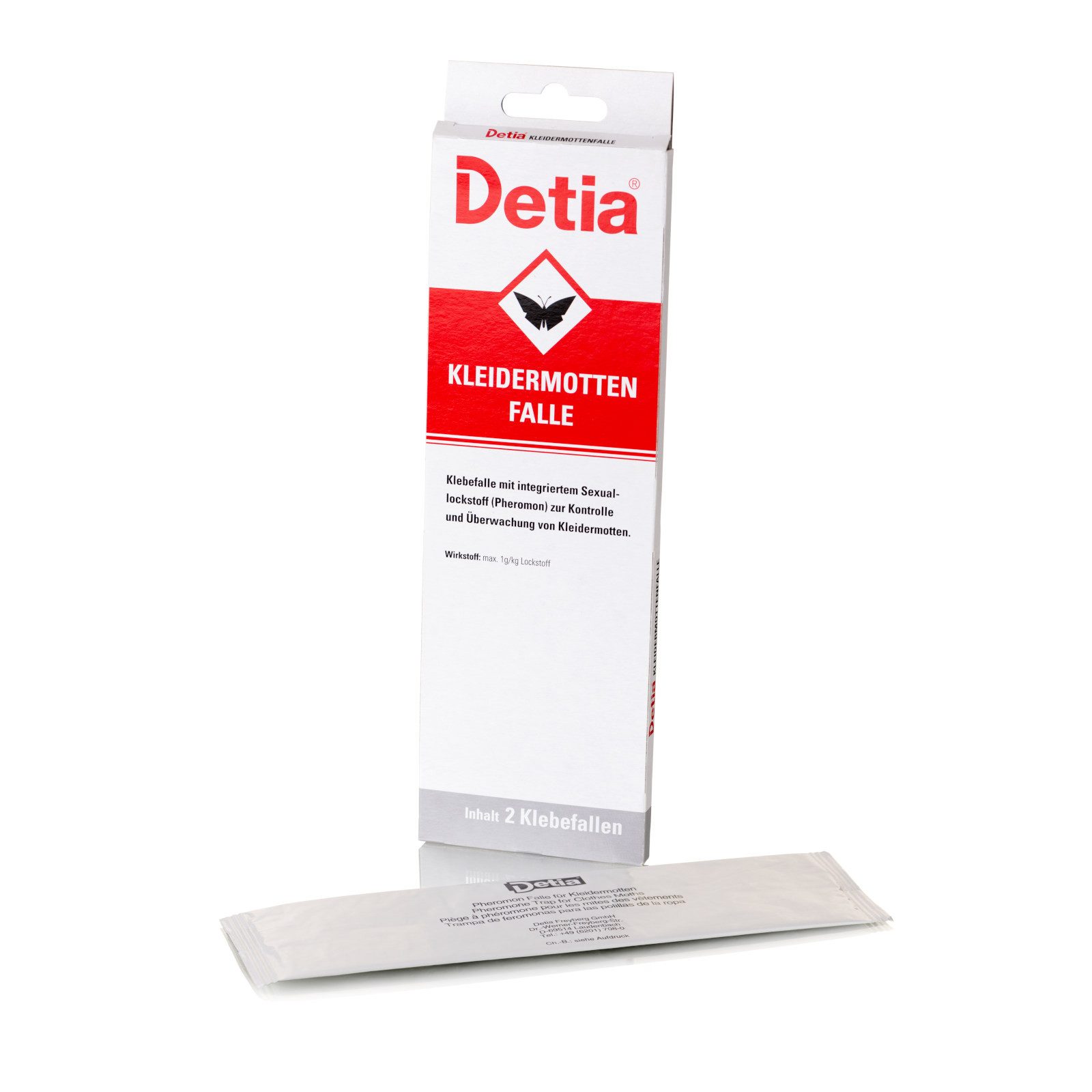 Detia Insektenfalle Kleidermottenfalle, 2 Fallen