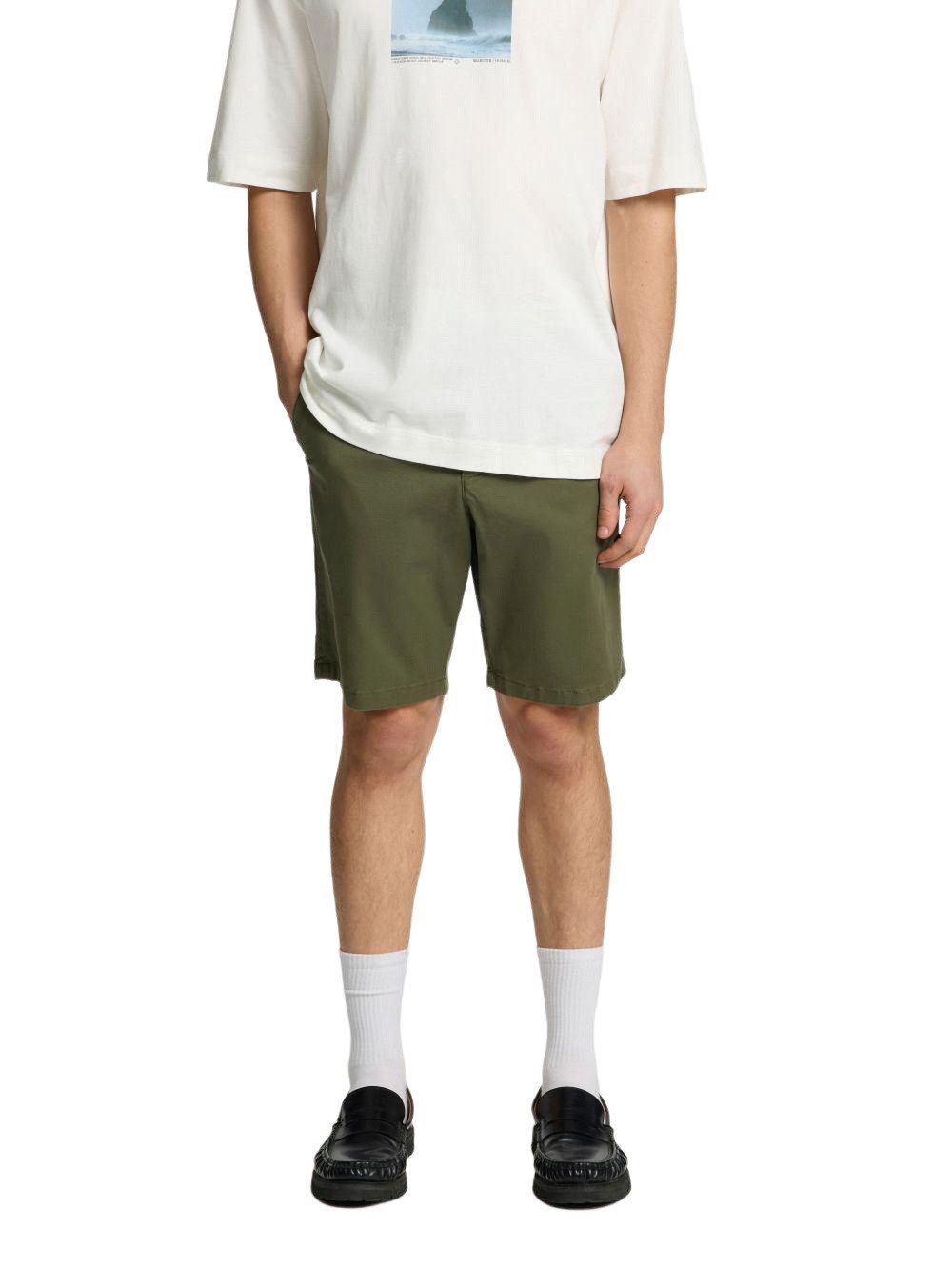 SELECTED HOMME Chinoshorts SLHSLIM-MILES FLEX mit Stretch