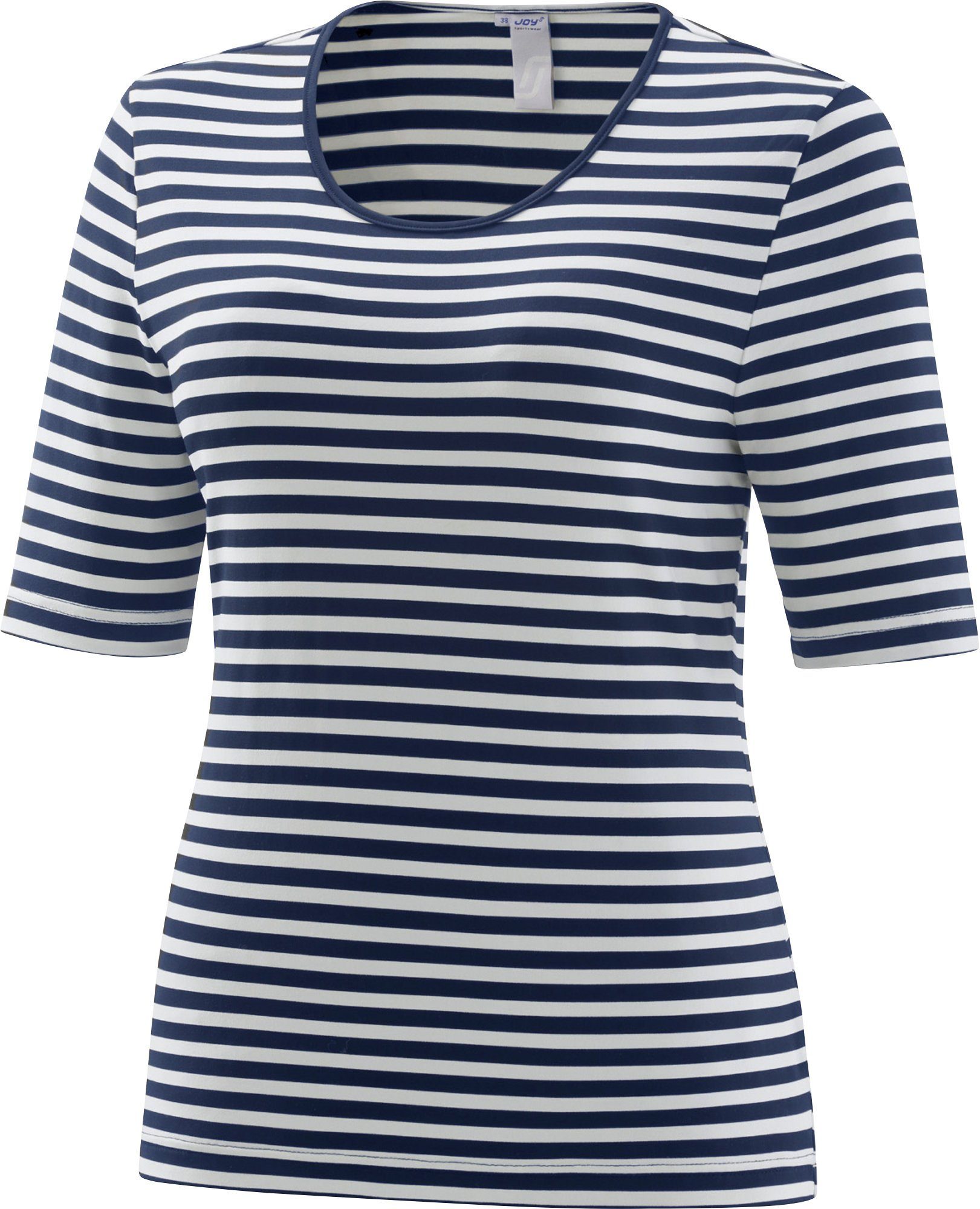 Joy Sweatshirt Damen T-Shirt "ALLISON" Streifen night stripes