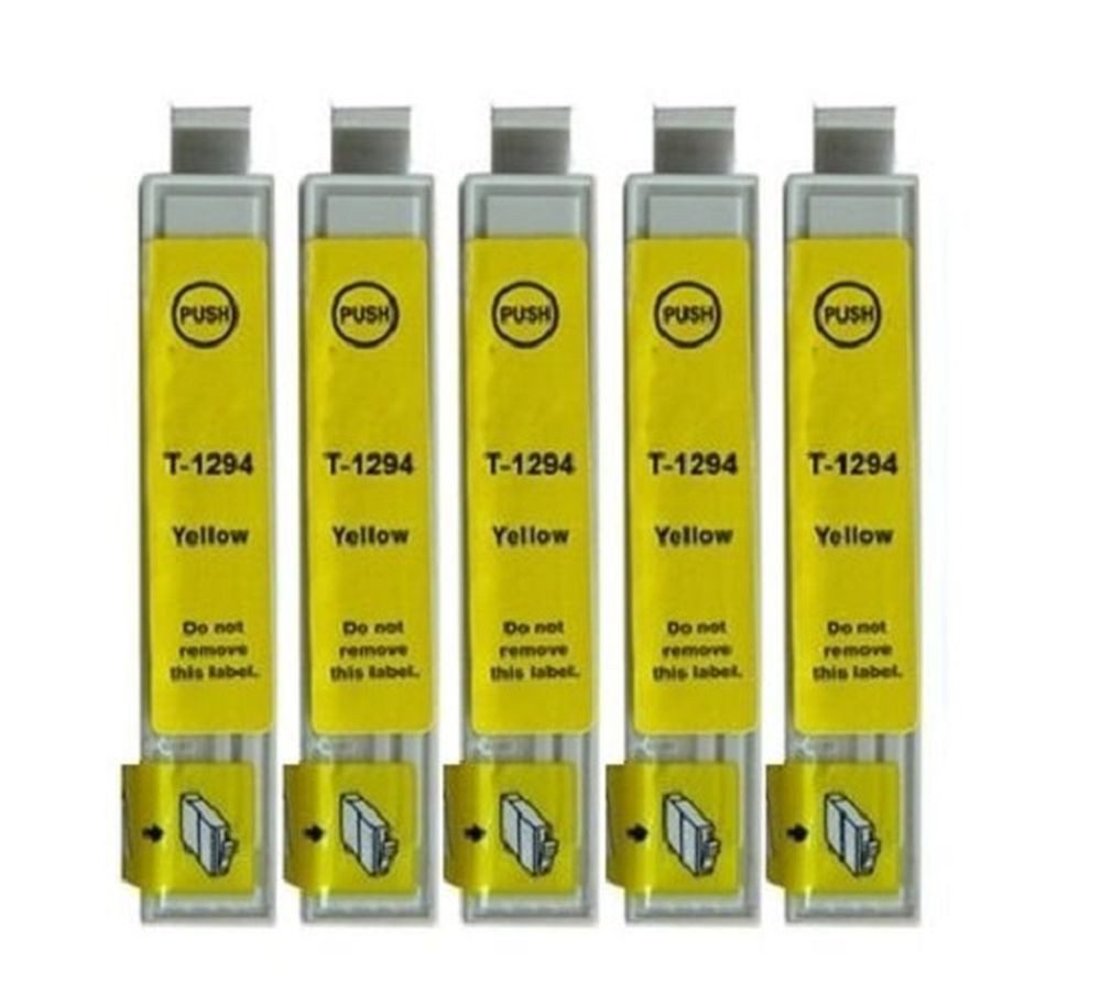 inkpro Druckerpatronen kompatibel mit Epson T1291, T1292, T1293, T1294, Tintenpatrone (für Stylus Office B42, BX305, BX320, BX525, BX535, BX625, BX630, BX635, BX925, BX935, SX230, SX235, SX420, SX425, SX430, SX435, SX438, SX440, SX445, SX525, SX535, SX620, WorkForce, 525, 630, WF-3010, 3520, 3530, 3540, 7015, 7515, 7525, 5-tlg., XL Füllmengen: jeweils 11,5 ml)