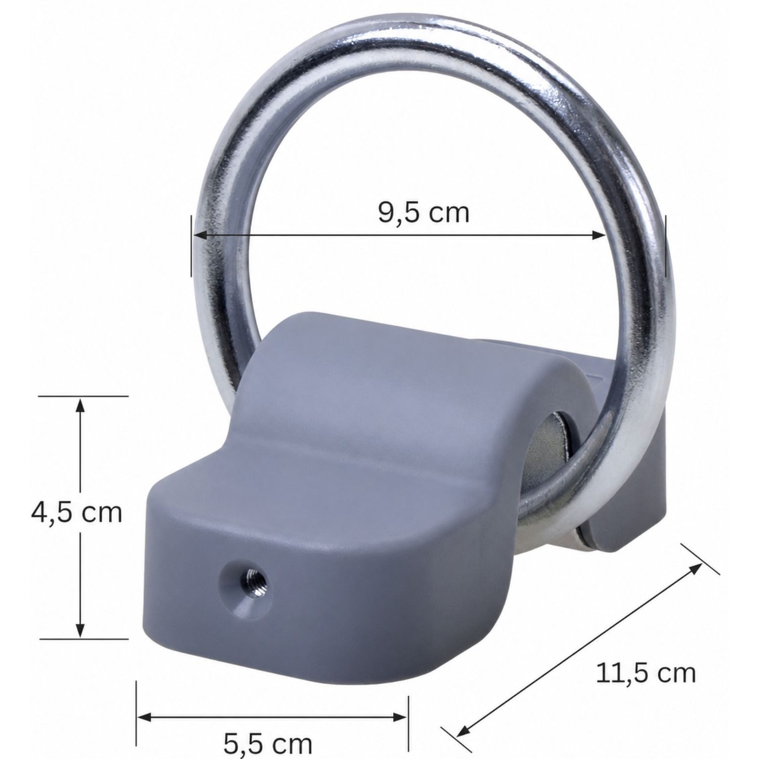 Diedrich Filmer GmbH Wandanker Wandanker Bodenanker für Fahrrad Roller etc, (Set, Komplett-Set), eBike Sicherheitsanker Kettenanker Boden Wand Anker Befestigungsanker
