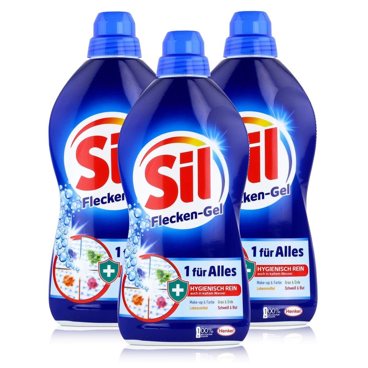 Sil Sil Flecken-Gel 1 für Alles 1,3L - Beseitigt Flecken (3er Pack) Fleckentferner
