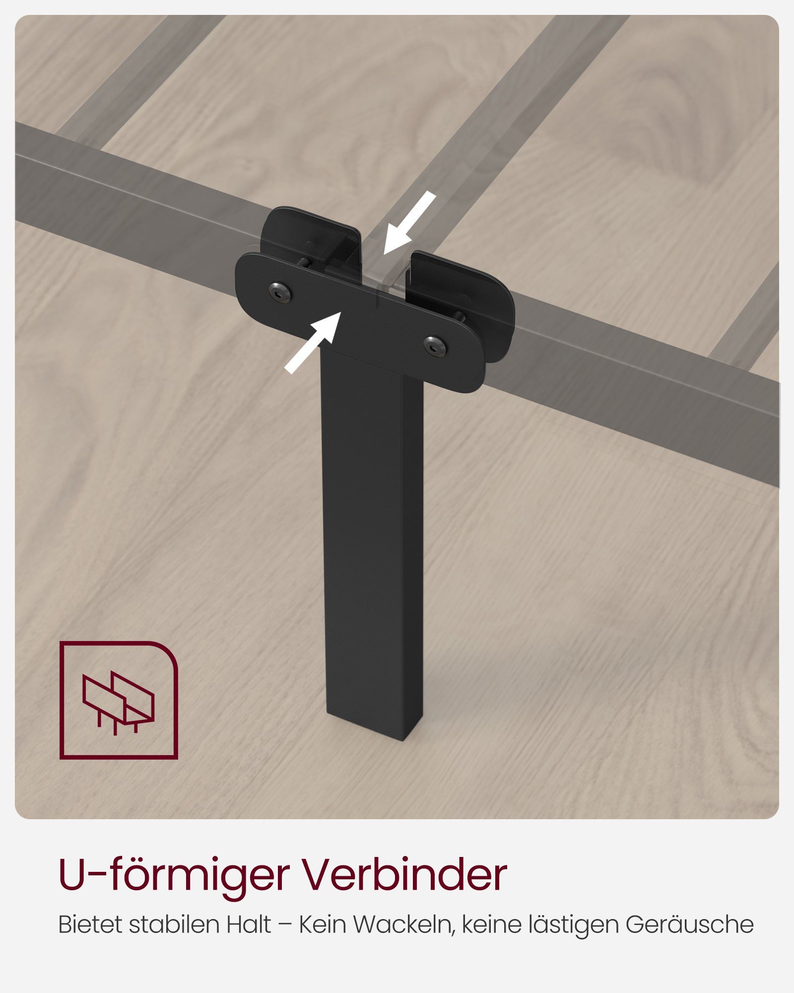 VASAGLE Bettgestell (1-tlg., 160 x 200 günstig online kaufen