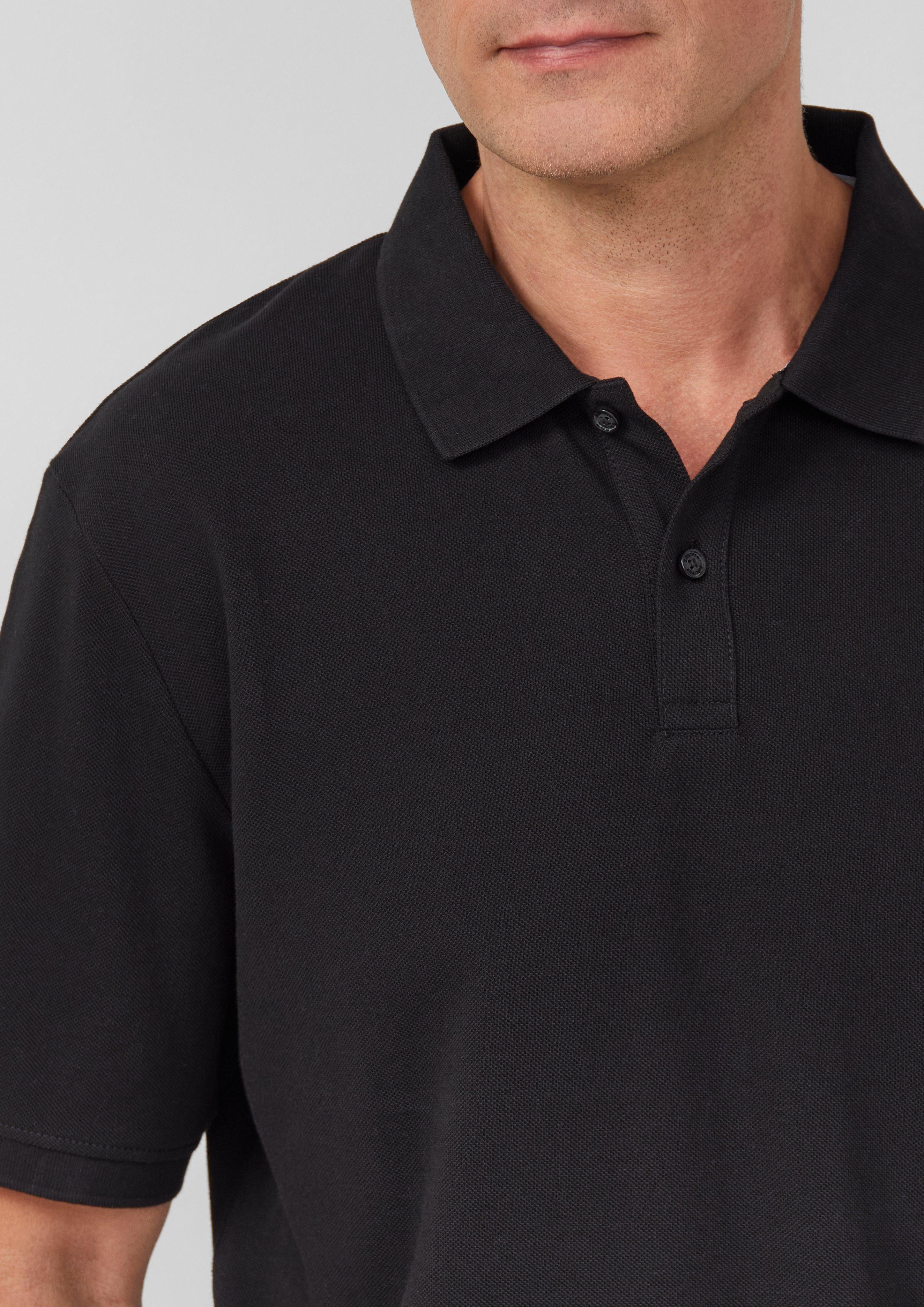 s.Oliver Kurzarmshirt Poloshirt aus Baumwollpiqué günstig online kaufen